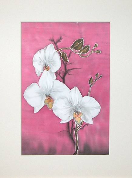 Jedwab-orchidea na wiosnę Iwona D