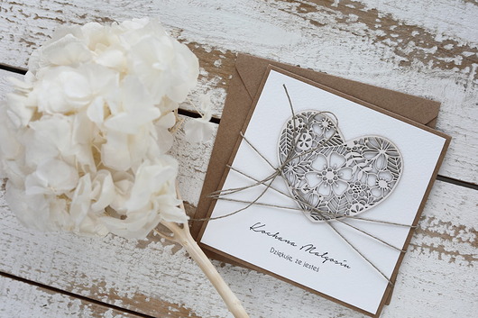 kartki scrapbooking Wyjątkowa Kartka walentynkowa z personalizacją - walentynka - pomysł na preze