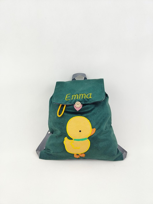 torebki, worki i plecaki dziecięce Plecak z kaczuszką, plecak z kaczką, personalizowany prezent