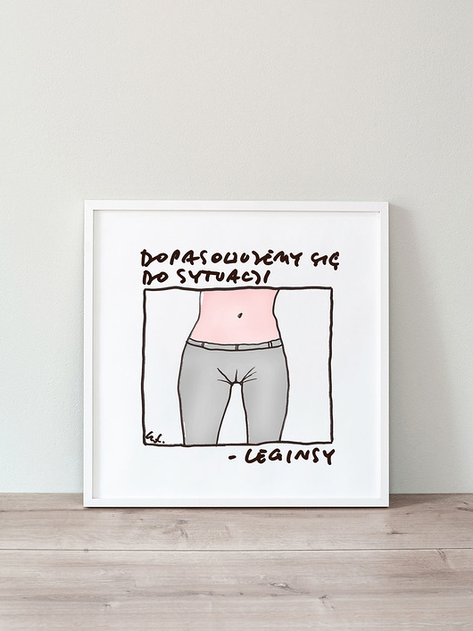 plakaty Plakat Dopasowujemy się do sytuacji