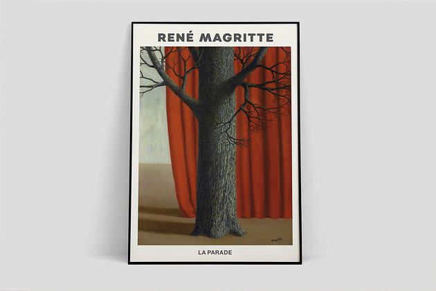 plakaty Rene Magritte - Exhibition Poster