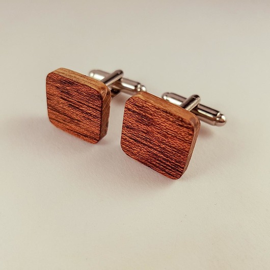 Drewniane Spinki do Mankietów Mukana Woodwork
