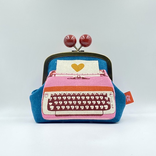 torebki mini Love Letter! Teal Clutch Bag
