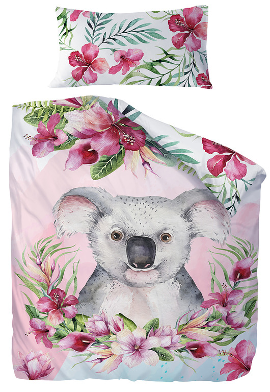 Komplet pościeli 40X60+100X135cm KOALA kid be