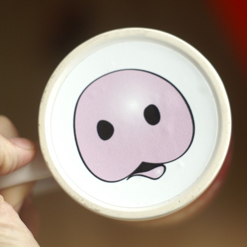Pyszczki - naklejki na spód kubka ONE MUG A DAY