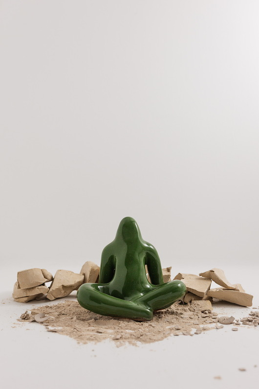figurki i rzeźby Ceramiczna figurka Wyciszenie