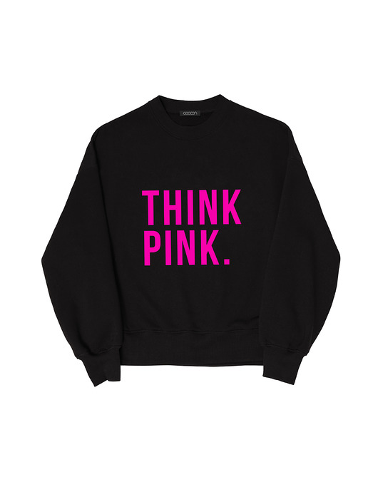 bluza bez kaptura damska Bluza think pink