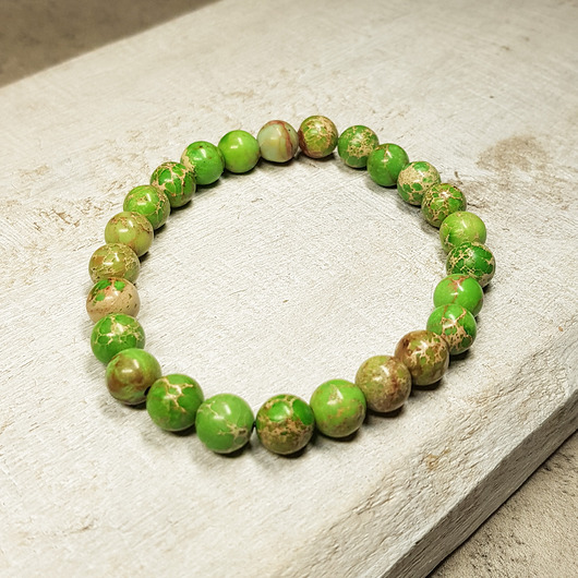 bransoletki z kamieni naturalnych Bransoletka jaspis cesarski b21