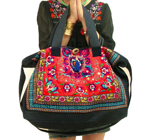 Haftowana torba Boho Passionof Life Bright Boho old