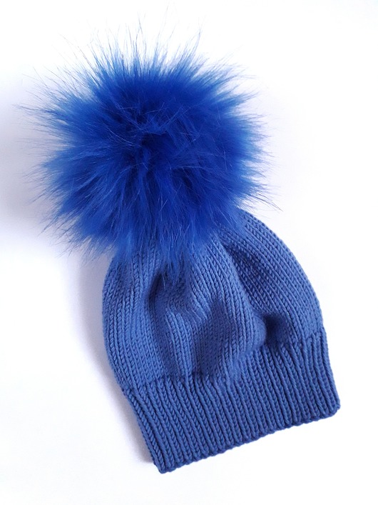 Czapka damska SKY FLUFF - 100% wełna merino Mola Collection