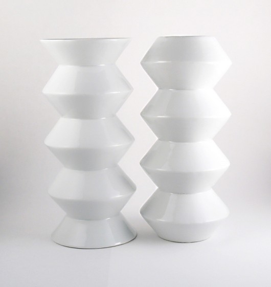 Porcelanowe wazony Zig Zag XXXXXXKina Gorska