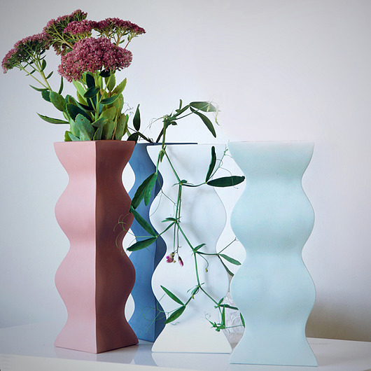 wazony Wazon Constantin / różowa porcelana