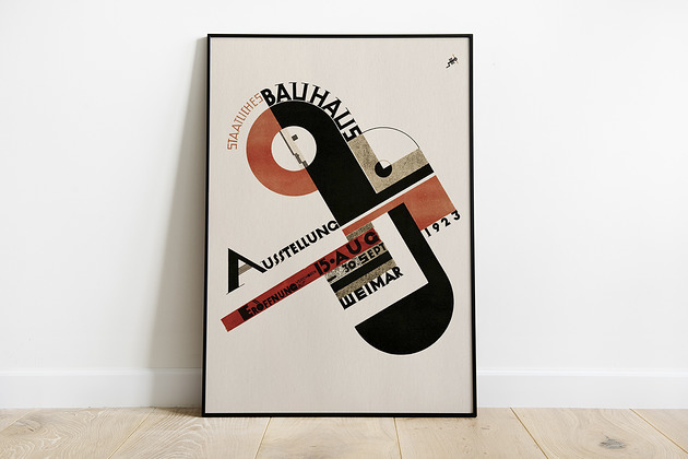 grafiki i ilustracje Bauhaus Art Exhibition-plakat