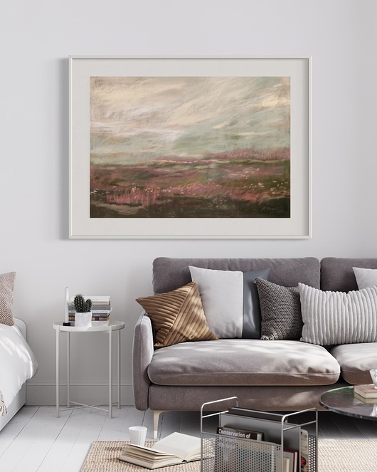 grafiki i ilustracje Wrzosowisko / Fine Art Print