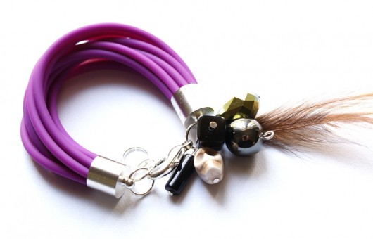 Rubber glam Republika jewelry
