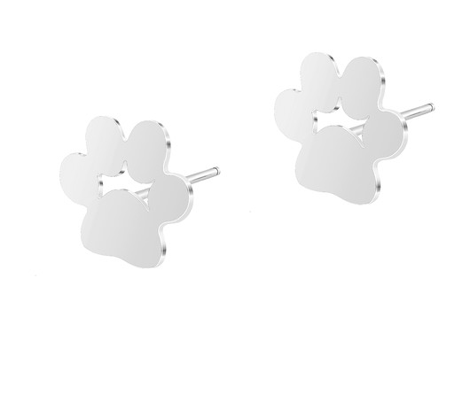 Srebrne kolczyki Paws Up VENA Jewellery