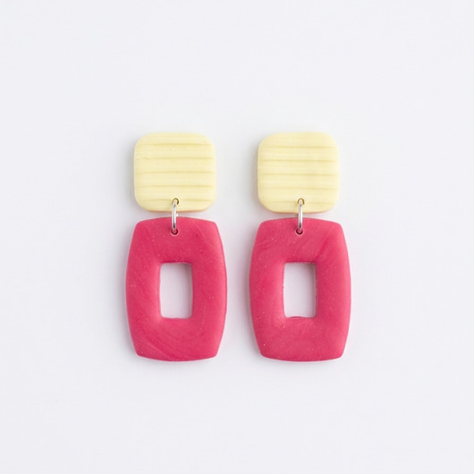 kolczyki z masy plastycznej Kolczyki Stella