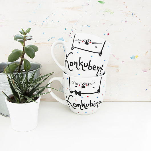 Konkubina Konkubent- zestaw kubków - kubki 300ml miamilu