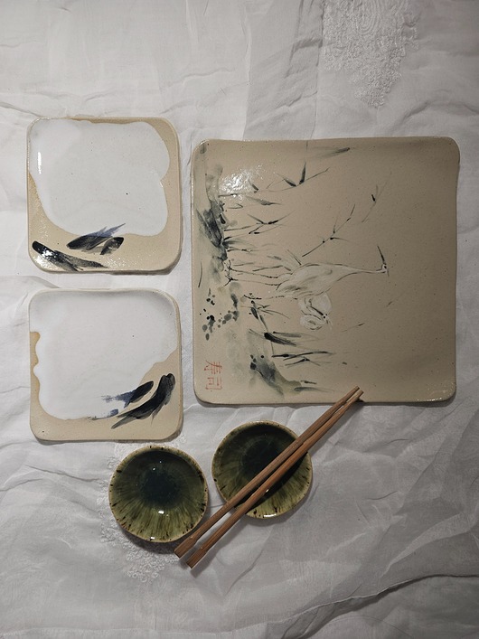 patery i talerze Zestaw do sushi dla 2 osób