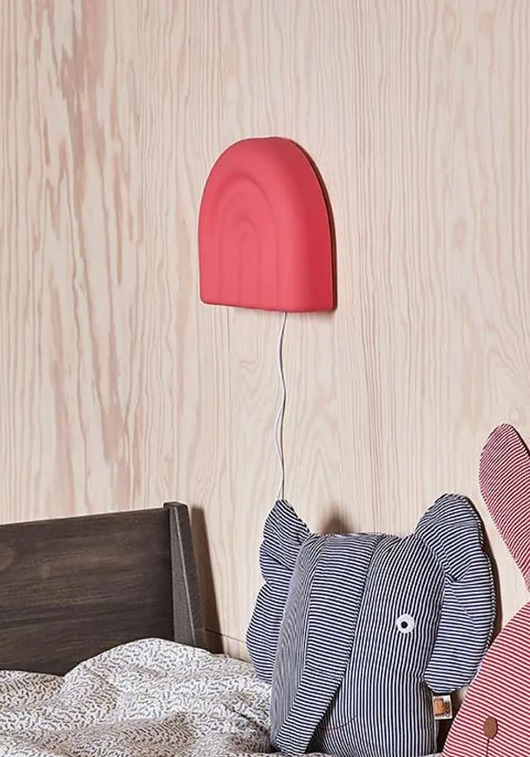pokój dziecka - różne Lampa Ścienna TĘCZA OYOY Mini wiśniowa