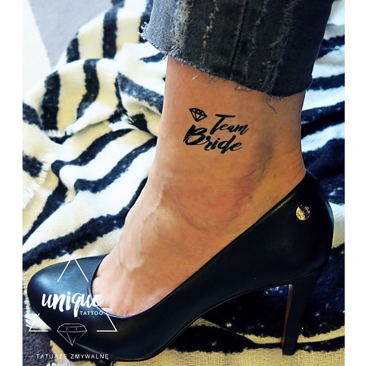 DIAMENT Team Bride Wieczór Panieński Tatuaże    Unique Tattoo