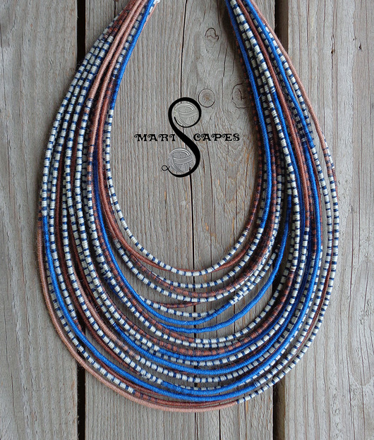 naszyjniki - inne REZERWACJA masajka "Maasai Mosaics"
