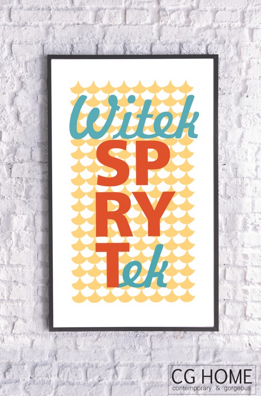 WITEK sprytek 50cm x 30cm GRAFIKA Cghome