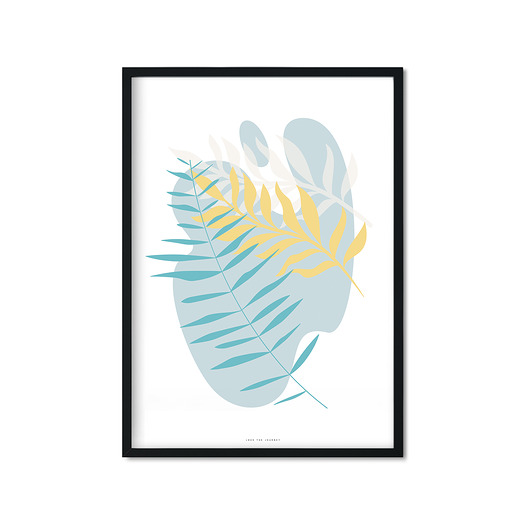 "liście" Plakat Love The Journey