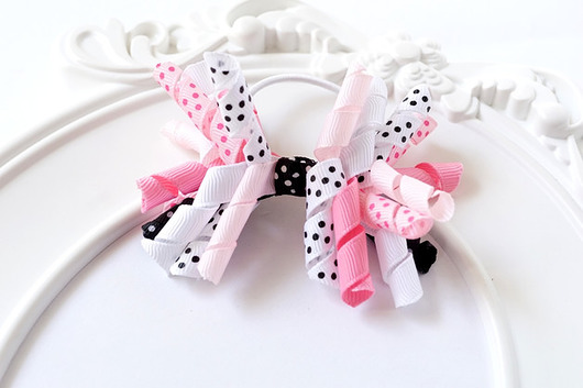 GUMKA DO WŁOSÓW ZAKRĘCONA FILIPOLA Pink Love FILIPOLA