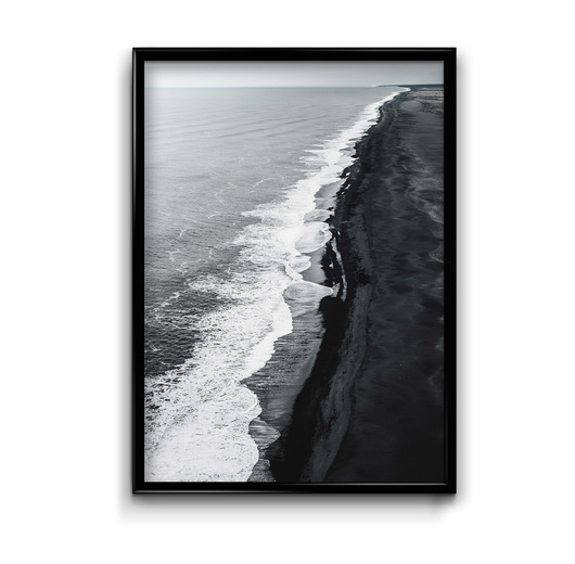 Islandia-brzeg- plakat  Bury Lis