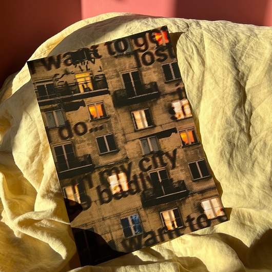 plakaty I want to get lost in my city so badly plakat a3