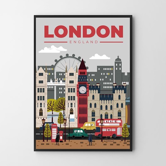 plakaty Plakat London city