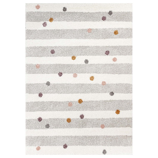 Dywan Stripes and Dots beige 120x170cm Yellow Tipi