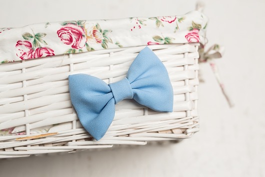 Kokarda do włosów baby blue spinka duża miło.stki