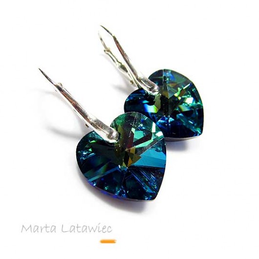 Kryształ Swarovski >Bermuda blue< Marta Latawiec
