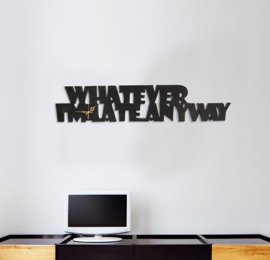 WHATEVER I'M LATE ANYWAY - wskazowki białe Kreatywny Warsztat