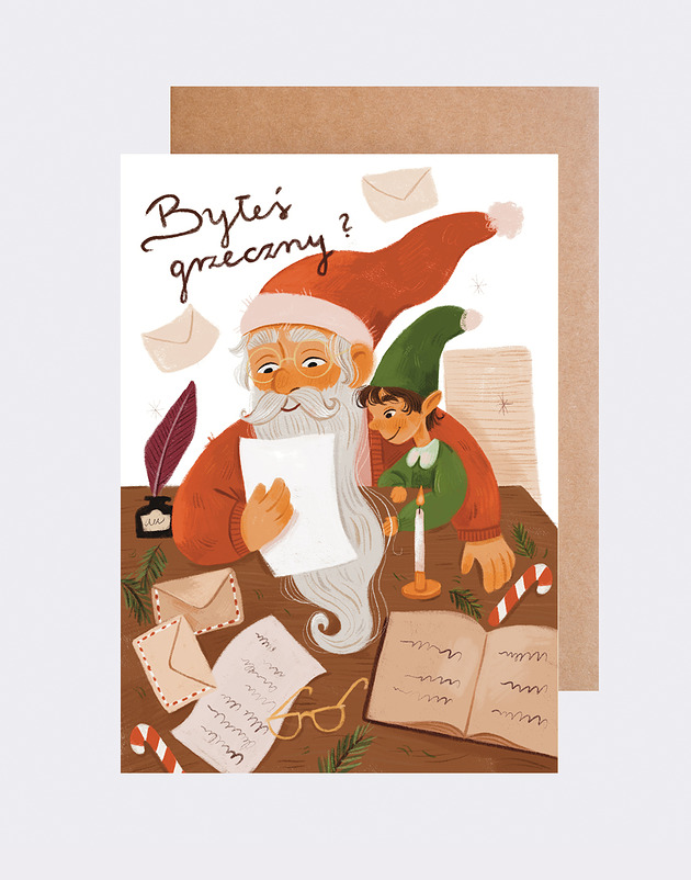 kartki świąteczne Kartka świąteczna - List do Świętego Mikołaja