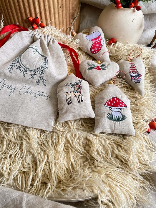 ozdoby choinkowe Świąteczne ozdoby pachnące - II