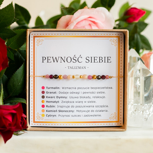 bransoletki na sznurku Pewność Siebie - Bransoletka Talizman Amulet Odwagi i pewności siebie