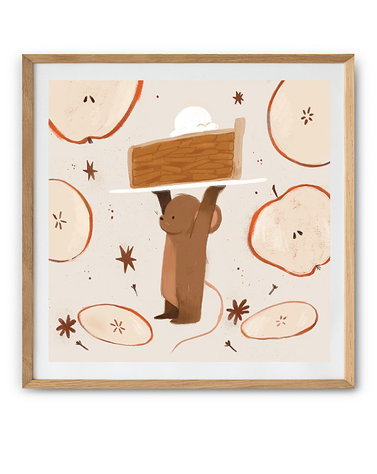 grafiki i ilustracje Szarlotka