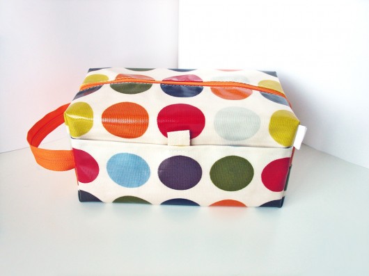 duza kosmetyczka box dotty spots
