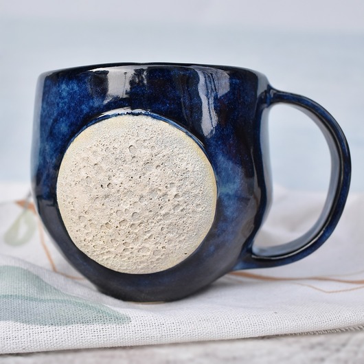kubki Kubek ceramiczny handmade "MOON", ok. 550 ml