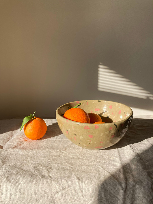 miski i misy Unikatowa misa ceramiczna lastryko  Ręcznie robiona  Nowoczesny design
