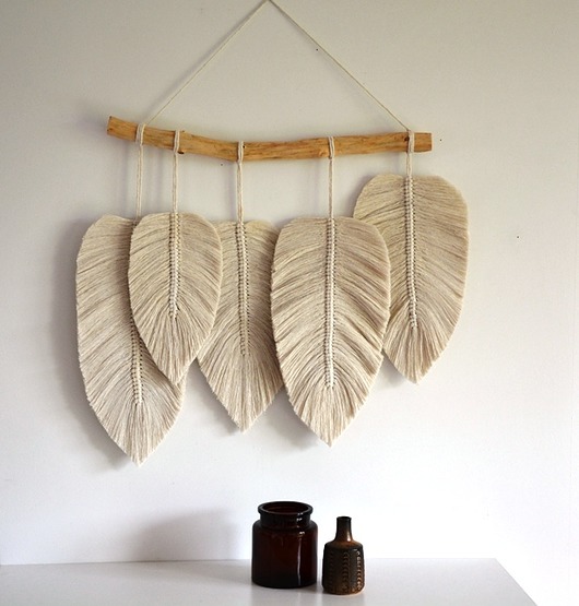 Piórka makrama Wooden Love