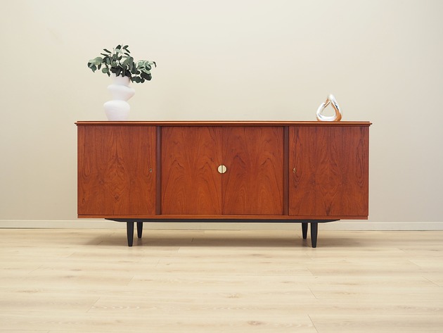komody i szafki Sideboard tekowy, duński design, lata 70, produkcja: Dania