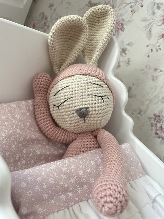 misie i maskotki Maskotka króliczek baby pudrowy róż 45 cm