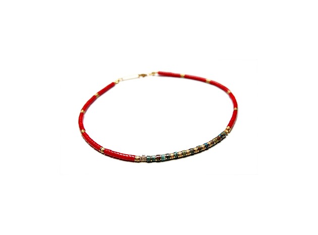 chokery Koral vol. 7/choker/ - Szlachetna kolekcja /23.02.25w/