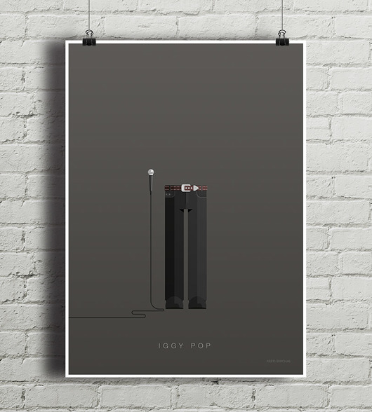Plakat Iggy Pop  minimalmill