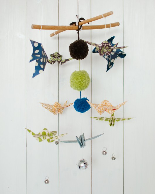 Mobil origami "grochy" MoiMili