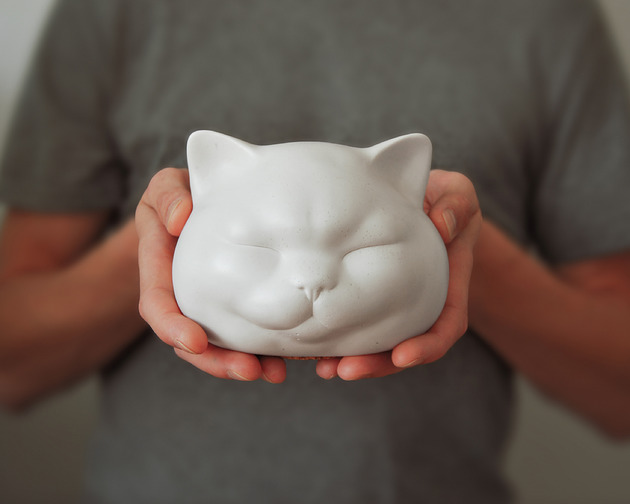 figurki i rzeźby Rzeźba kota, WHITE